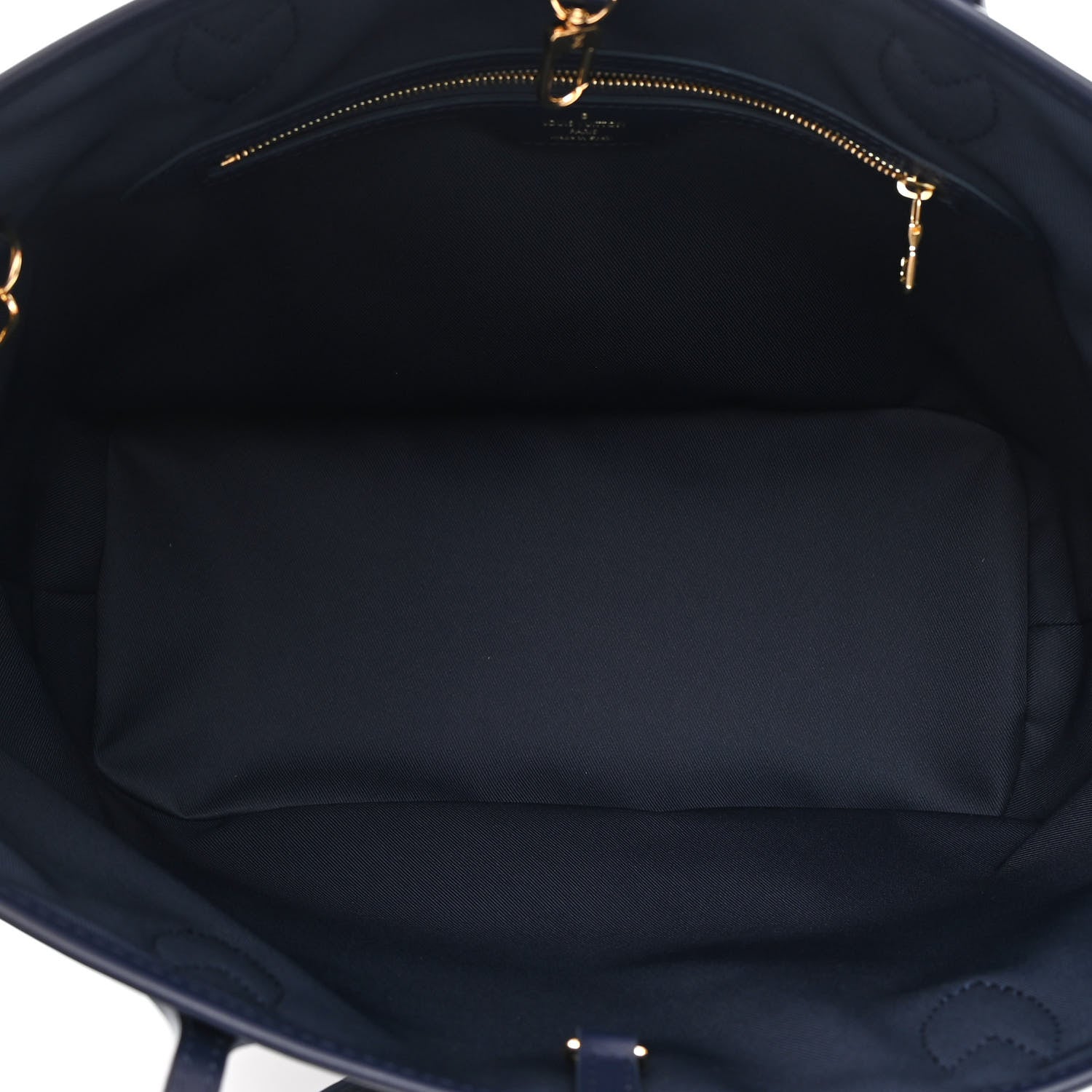 Louis Vuitton Monoglam Neverfull MM Blue 6 of 15