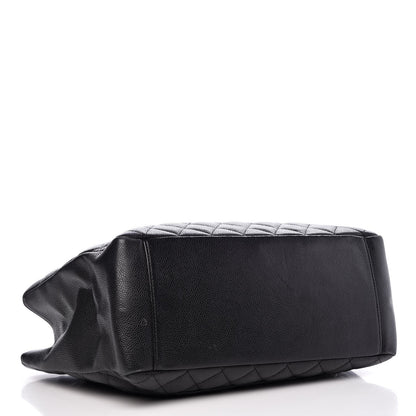 Chanel Caviar Quilted Grand Shopping Tote GST Black 7 of 20