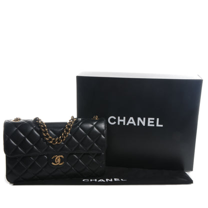 Chanel Calfskin Quilted Large Perfect Edge Flap Black 5 of 10