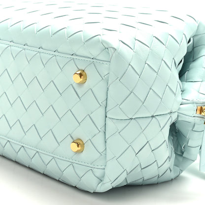 Bottega Veneta Nappa Intrecciato Bauletto Teal Washed 8 of 8