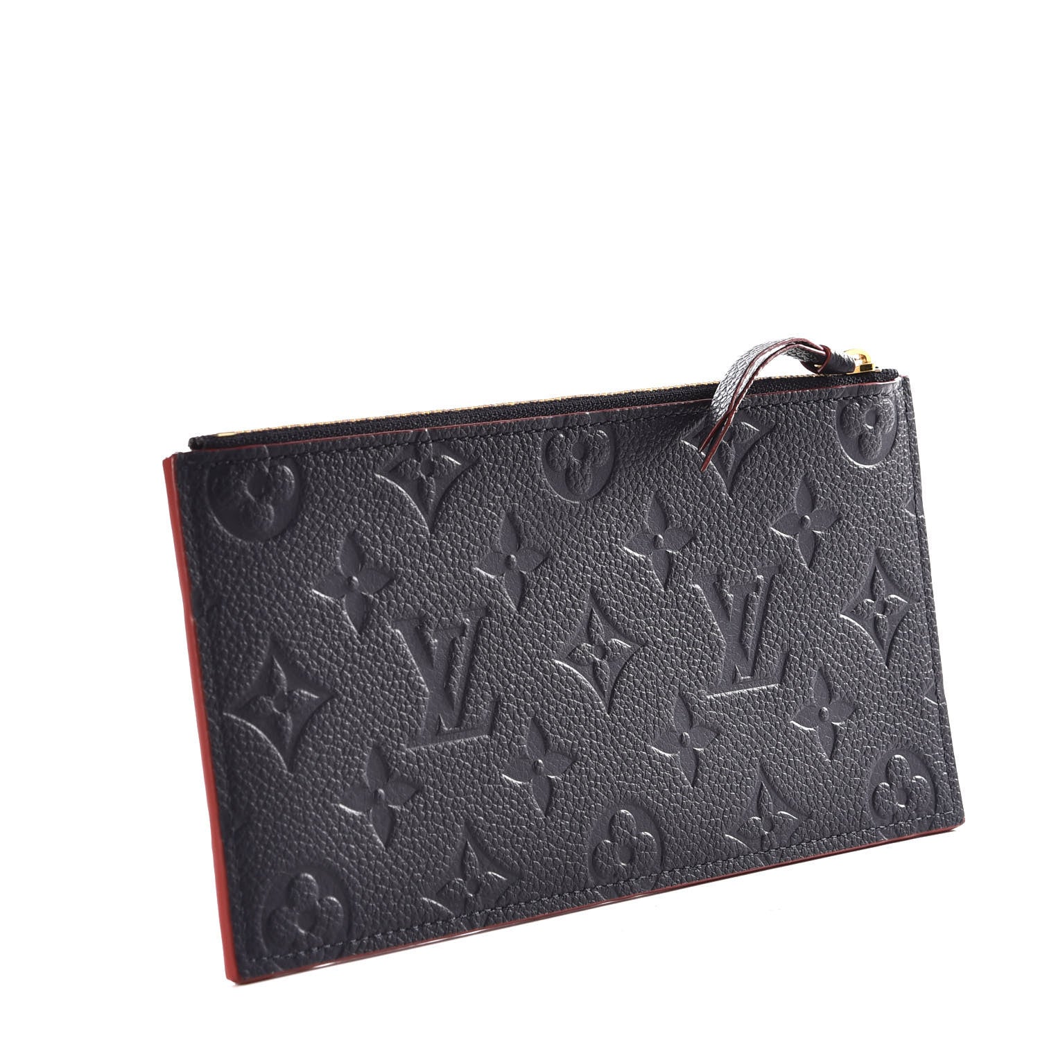 Louis Vuitton Empreinte Felicie Chain Wallet Zippered Insert Marine Rouge 2 of 8