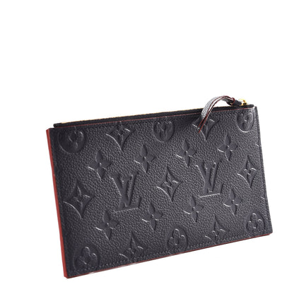 Louis Vuitton Empreinte Felicie Chain Wallet Zippered Insert Marine Rouge 2 of 8