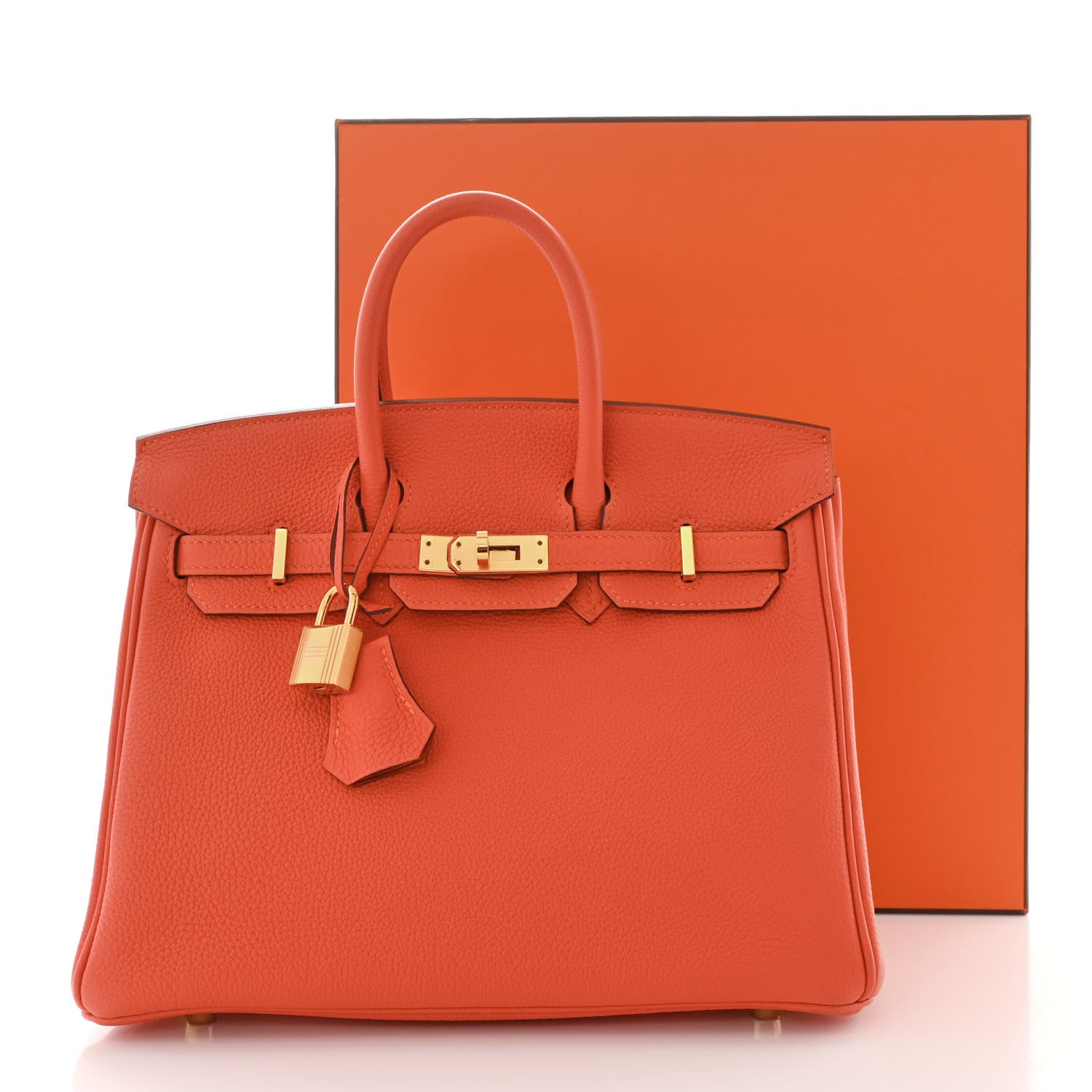 Hermes Togo Birkin 25 Feu 12 of 12