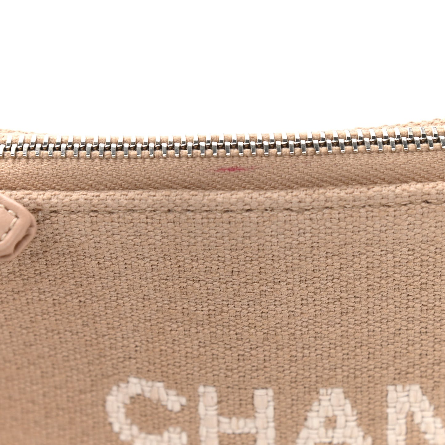 Mixed Fibers Small Deauville Tote Beige