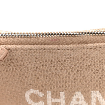Chanel Mixed Fibers Small Deauville Tote Beige 16 of 16