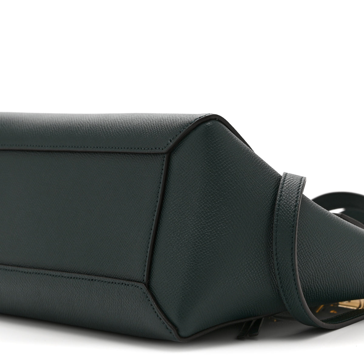 Grained Calfskin Micro Belt Bag Amazone