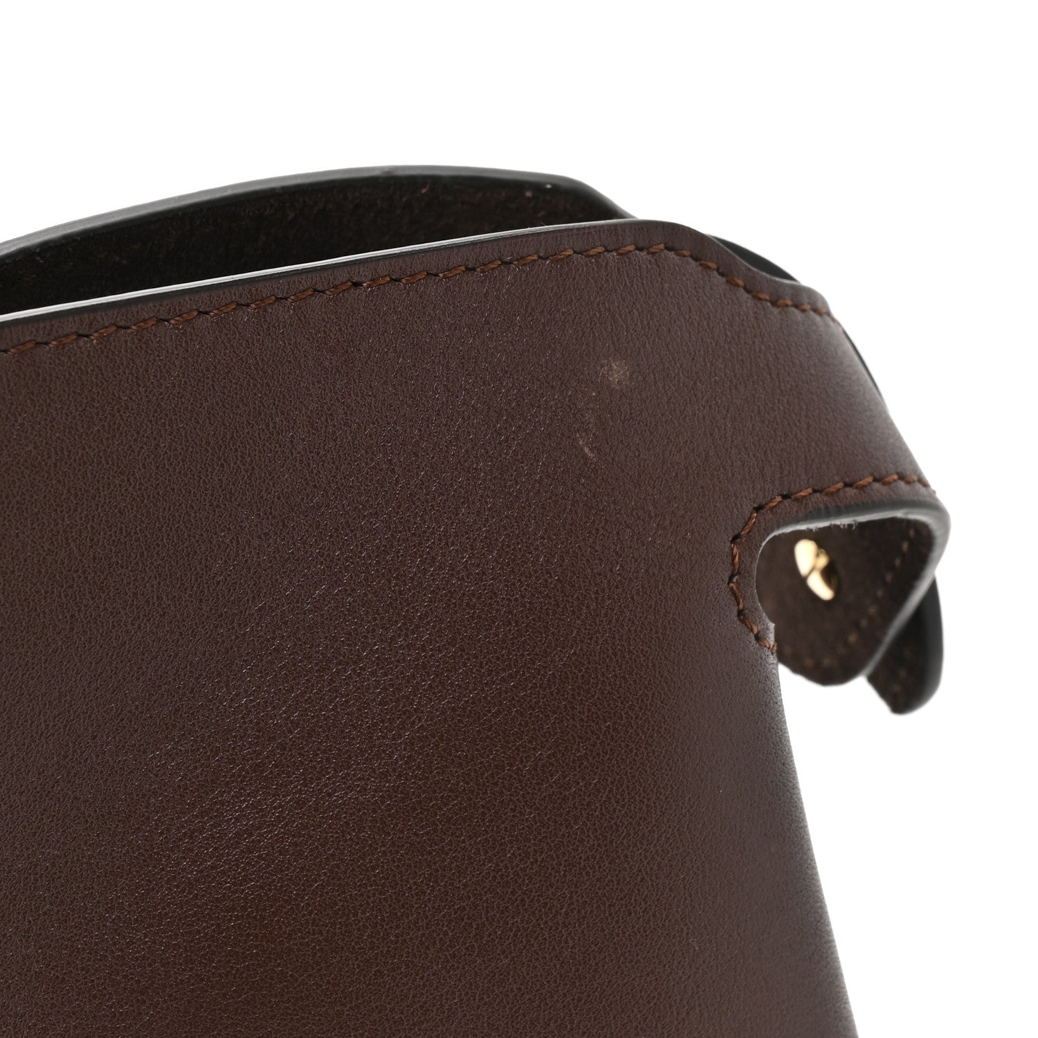 Fendi Vitello Large Soft Peekaboo Crosta Mogano 25 of 25