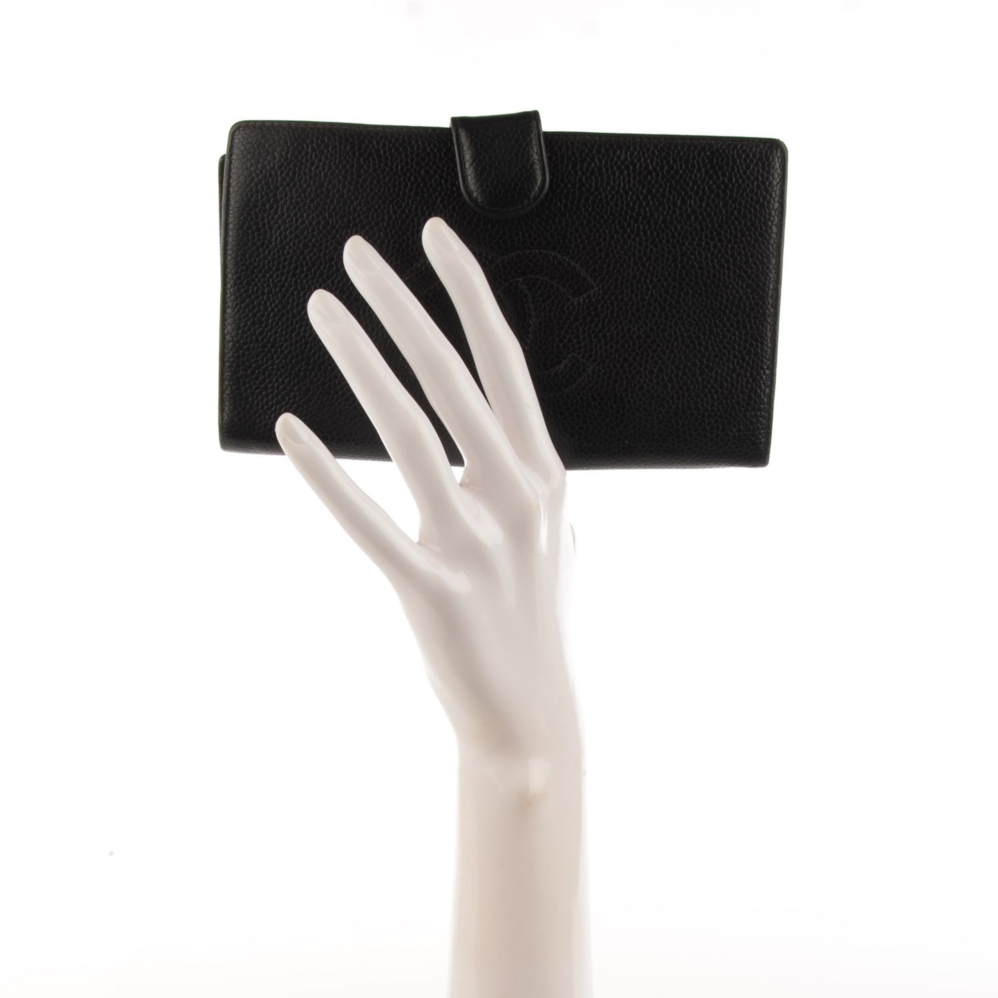 Caviar CC French Wallet Black