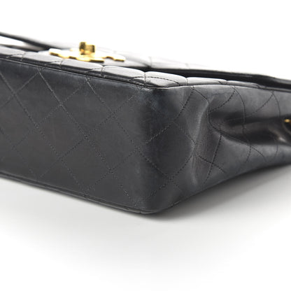 Chanel Lambskin Quilted Jumbo Single Flap Black 7 of 10