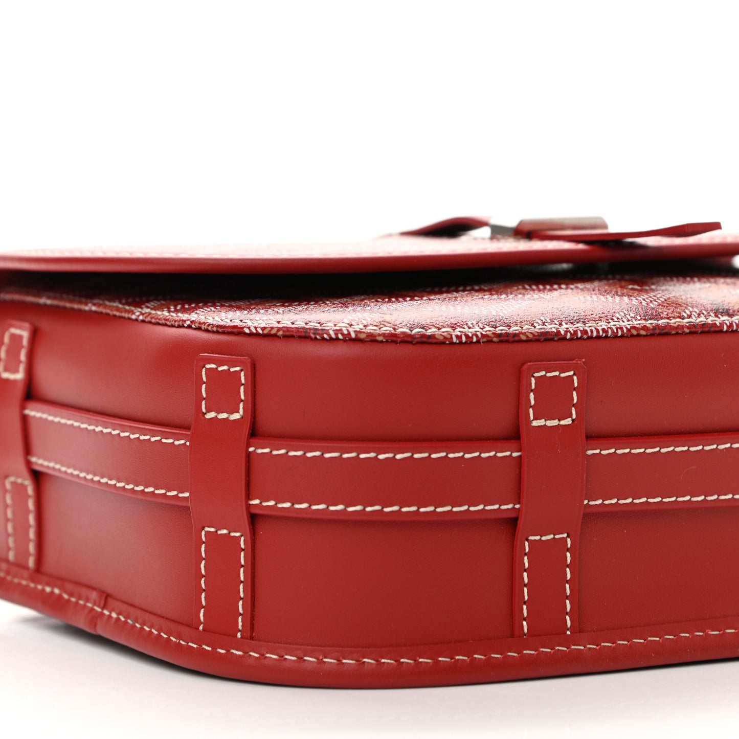 Goyardine Belvedere II PM Messenger Bag Red