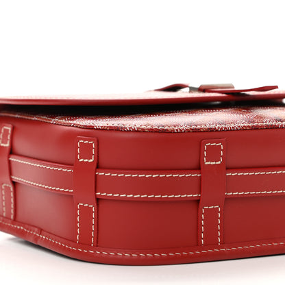 Goyard Goyardine Belvedere II PM Messenger Bag Red 9 of 12