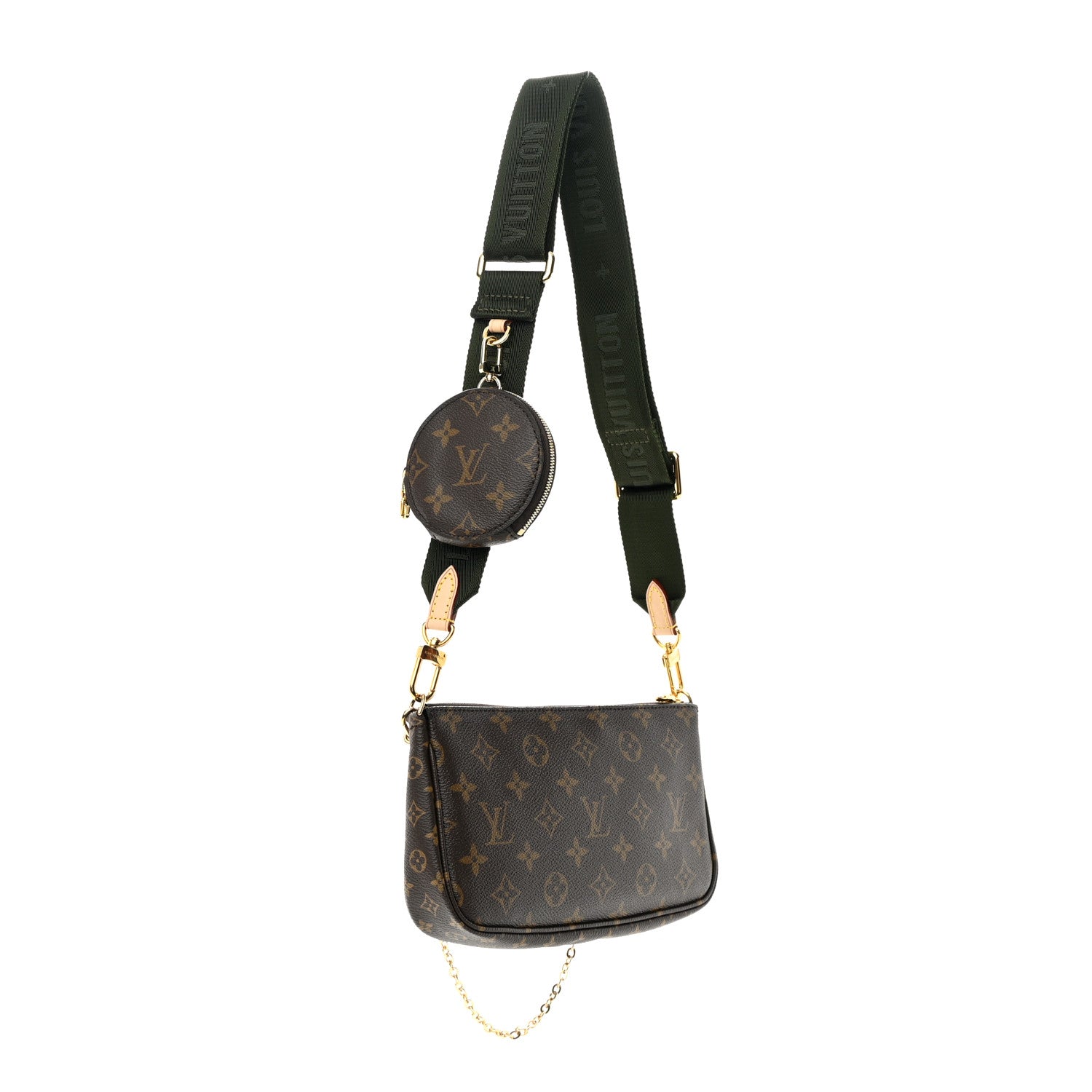 Louis Vuitton Monogram Multi Pochette Accessories Kaki 3 of 12