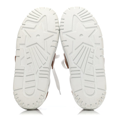 Christian Dior Calfskin Bi-Color Dior-ID Platform Sneakers 37 White Nude 4 of 4