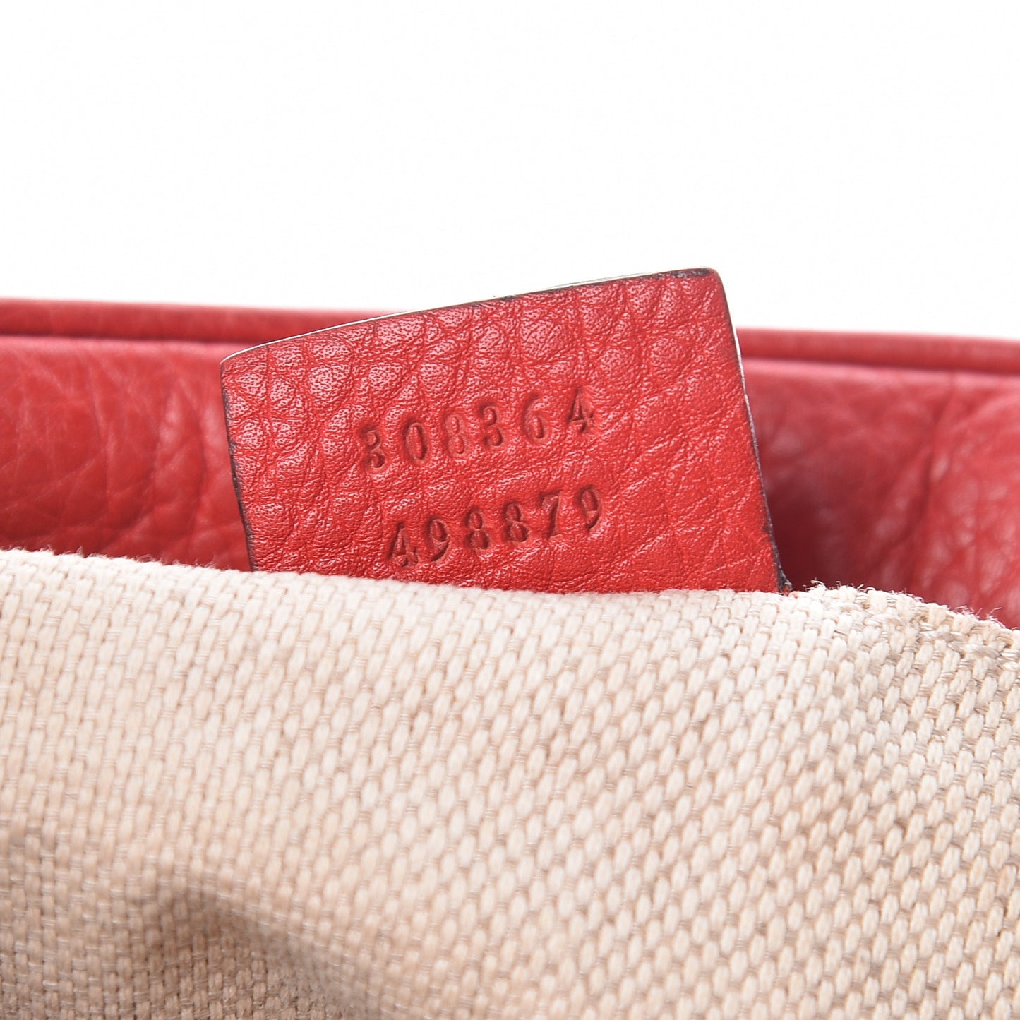 Pebbled Calfskin Small Soho Disco Bag Tabasco Red