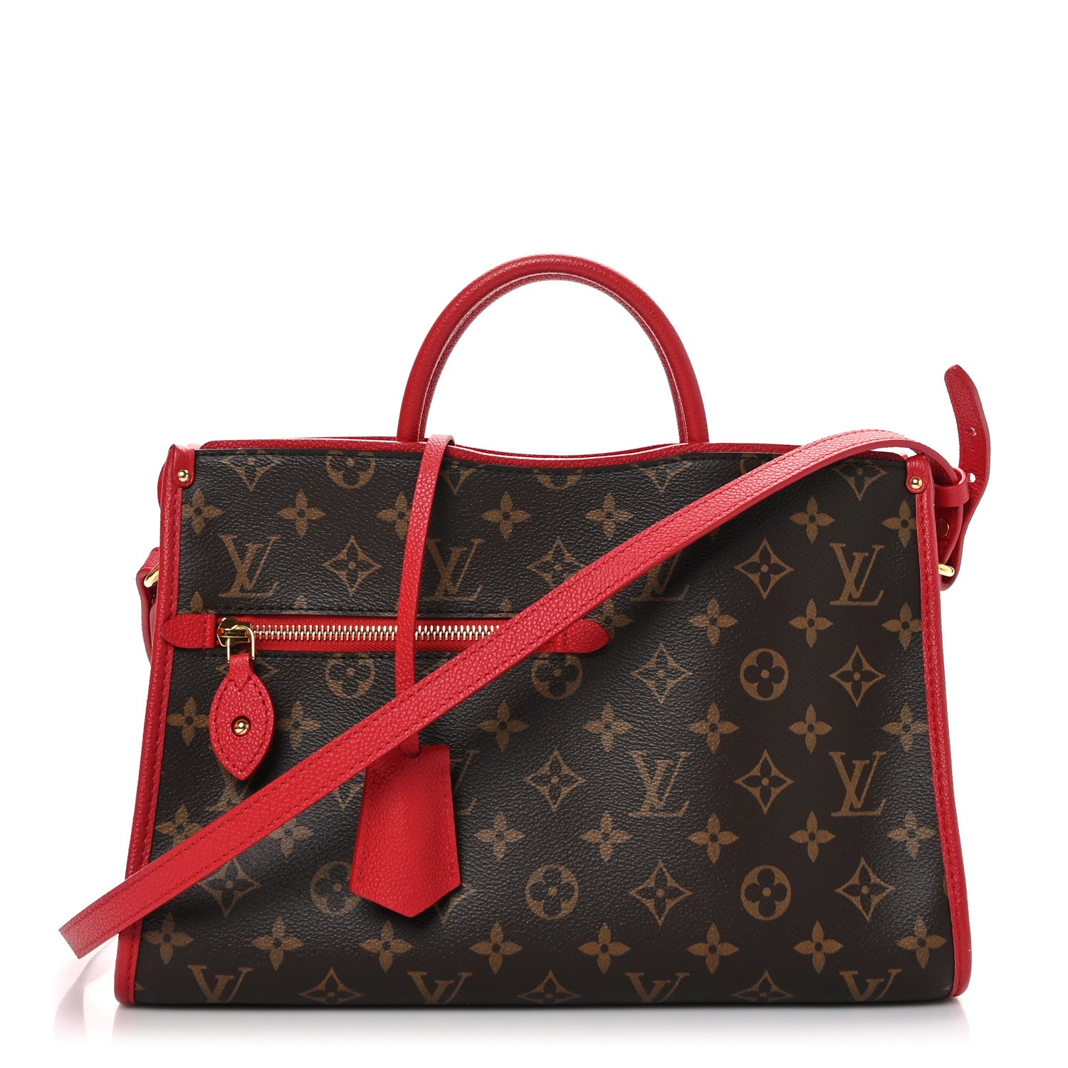 Louis Vuitton Monogram Popincourt PM Red 1 of 8