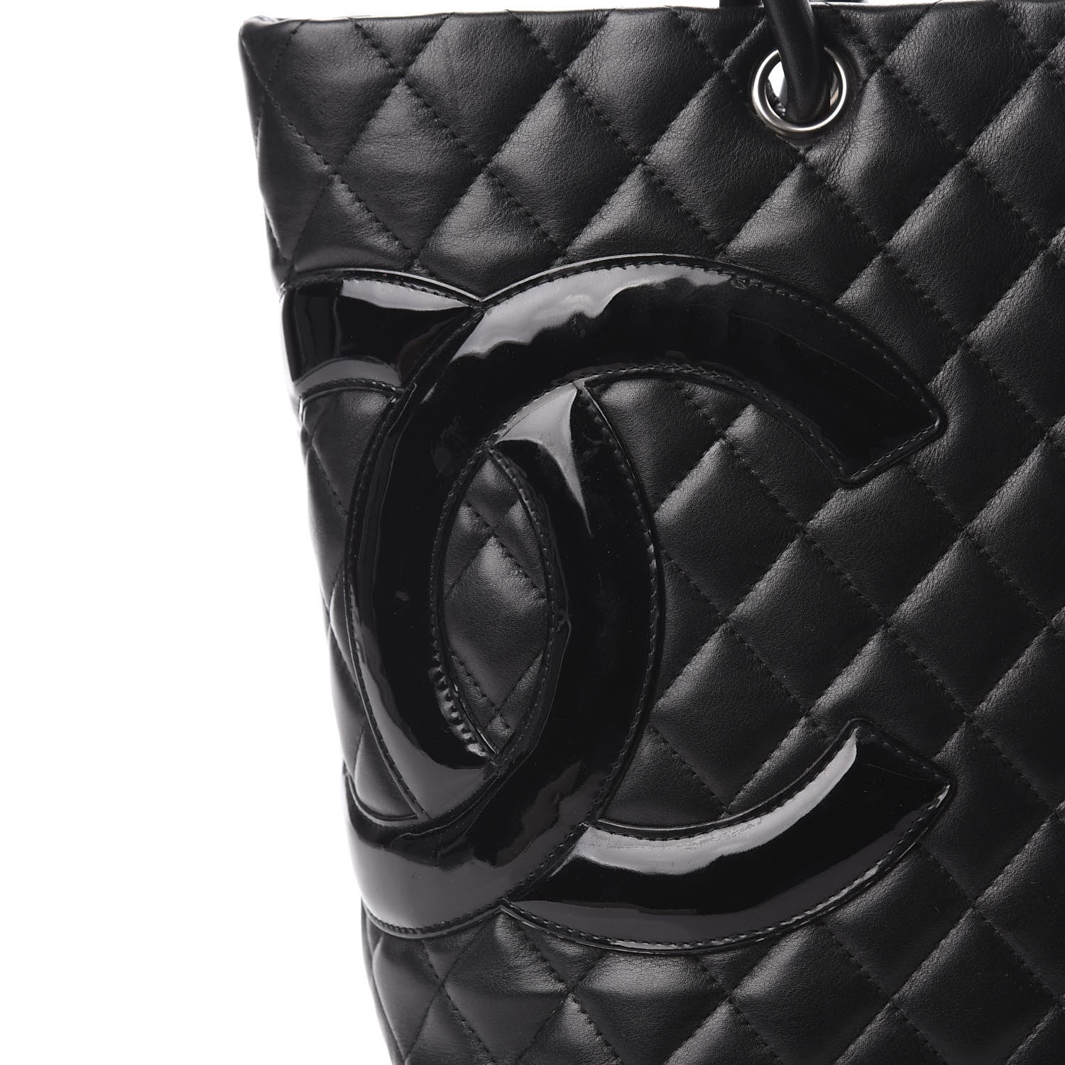 Chanel Calfskin Quilted Large Cambon Tote Black 9 of 9