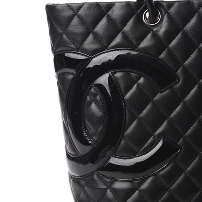 Chanel Calfskin Quilted Large Cambon Tote Black 9 of 9
