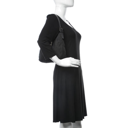 Fendi Zucchino Small Hobo Black 2 of 7