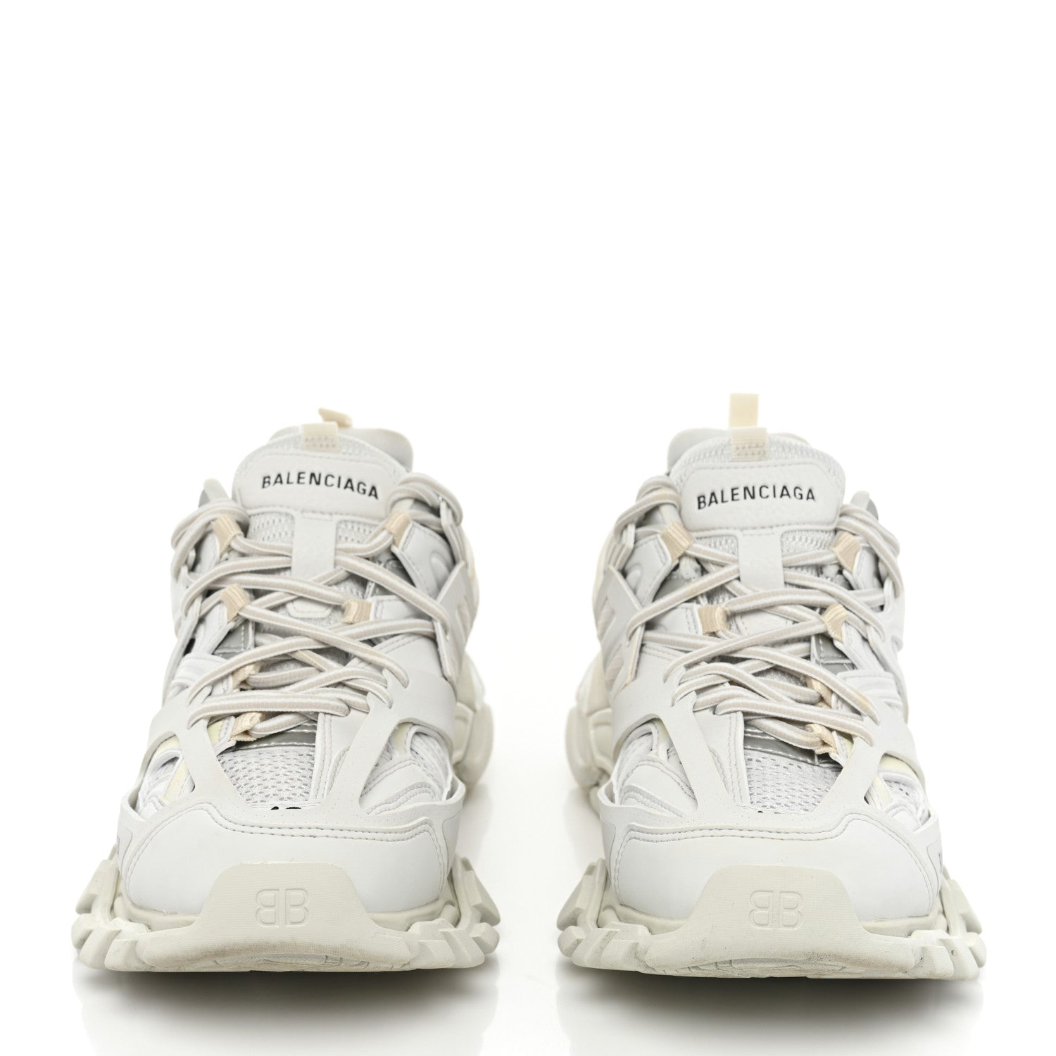 Balenciaga Mesh Nylon Womens Track Sneakers 40 White 2 of 7