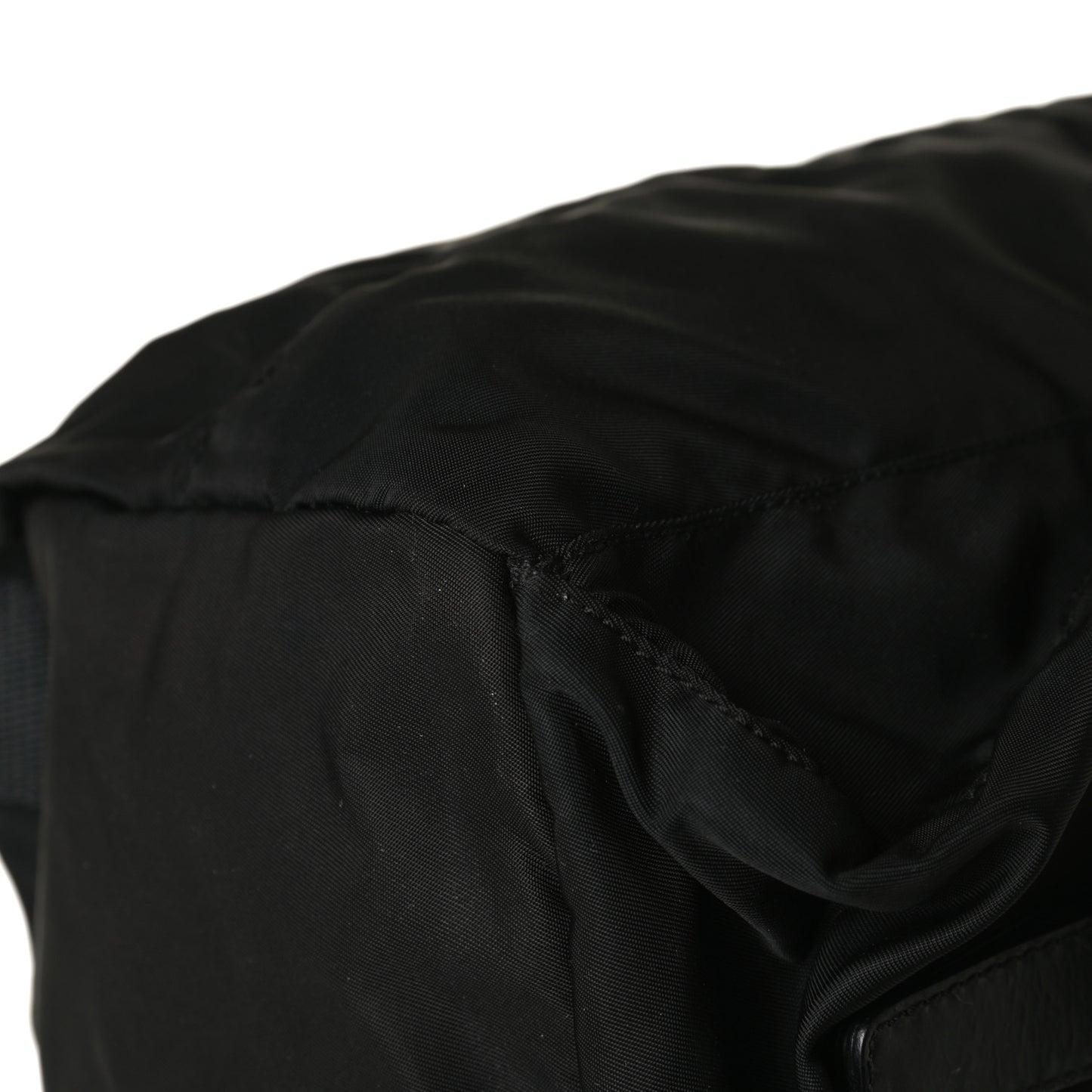 Nylon Vela Medium Backpack Black