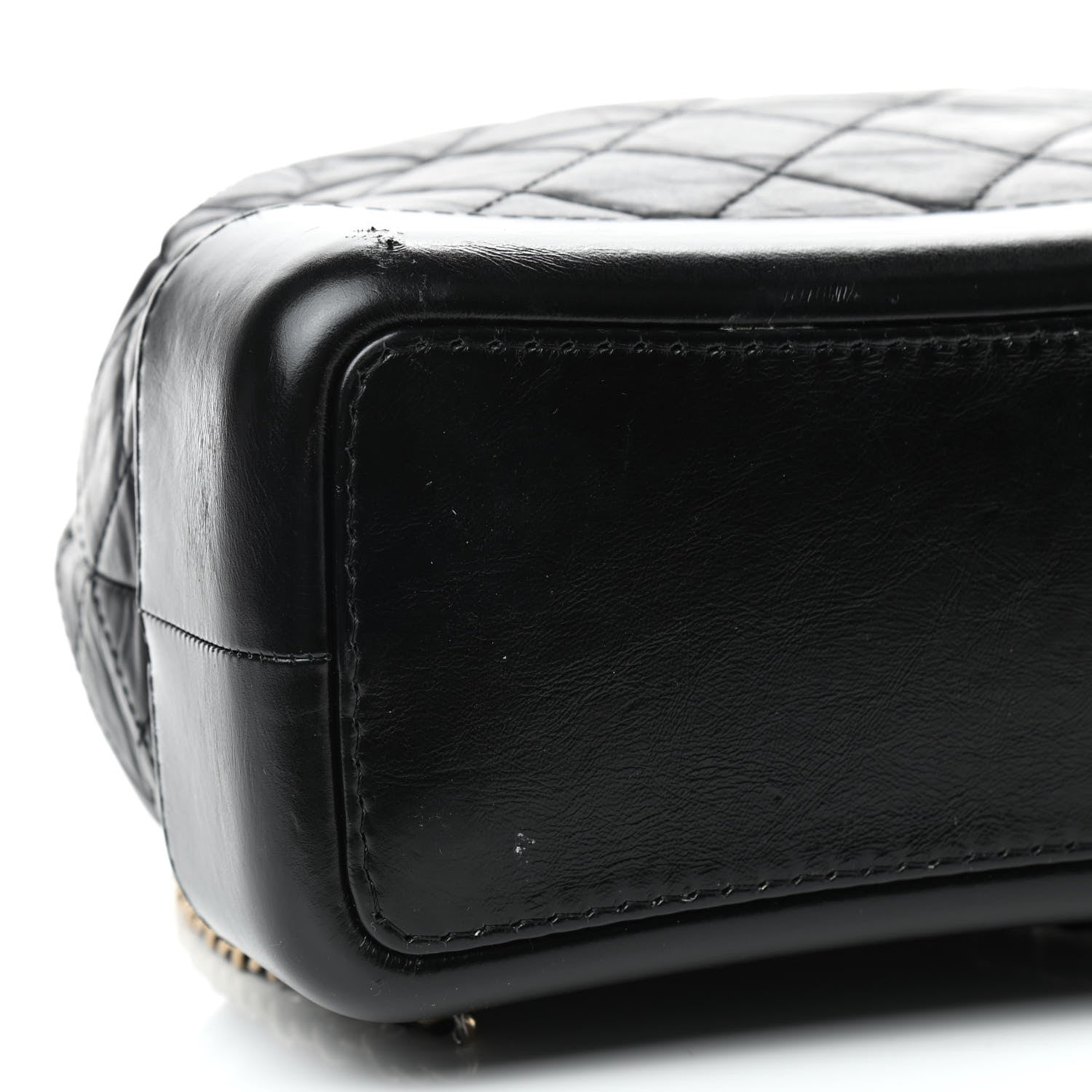 Chanel Aged Calfskin Quilted Gabrielle Backpack Black 5 of 8