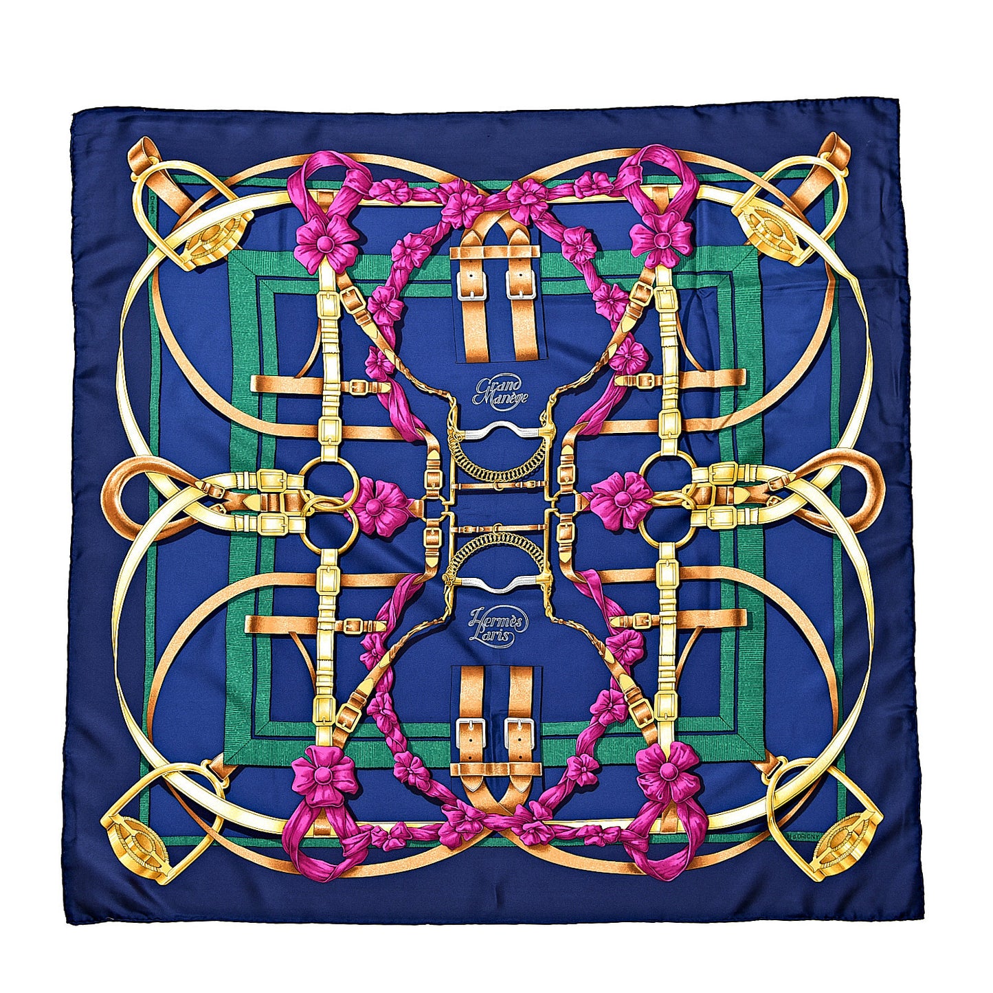 Silk Grand Manege Scarf 90
