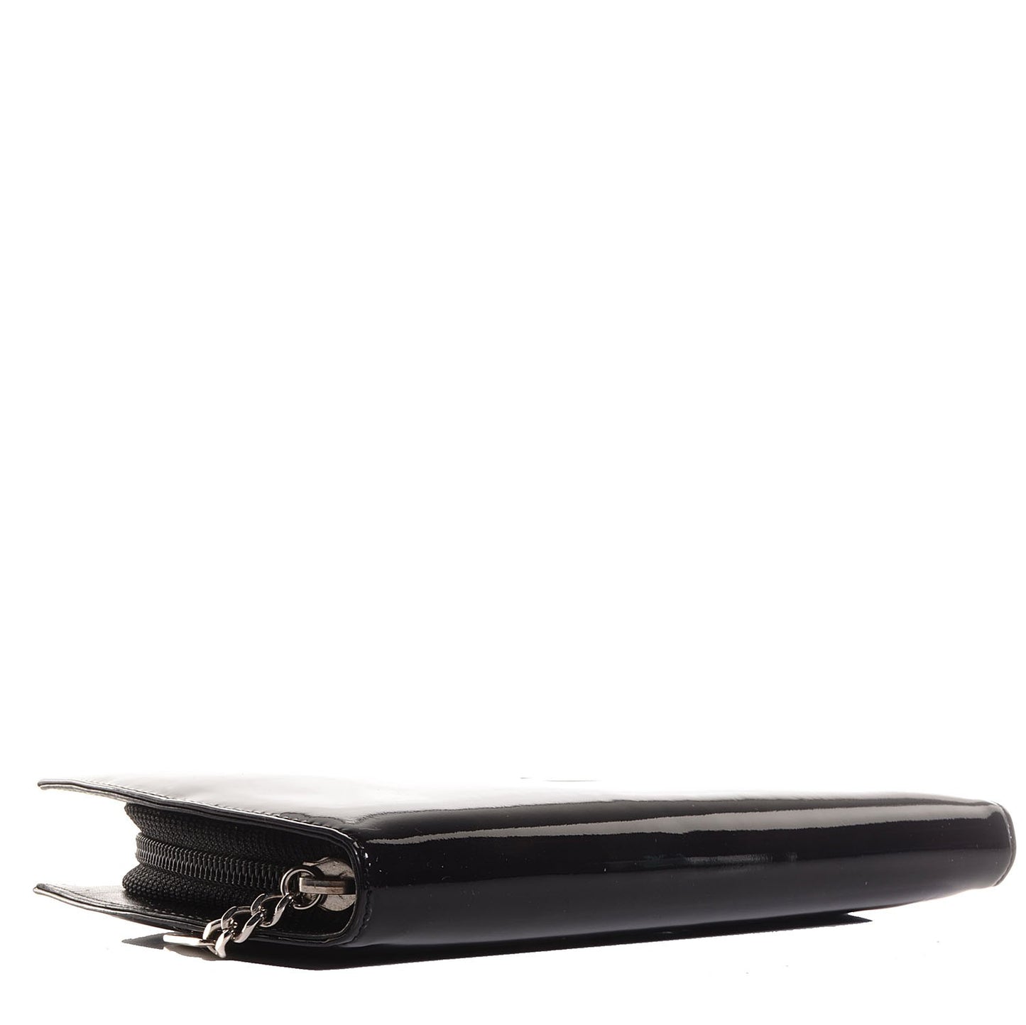 Patent Trousse Maquil Wallet Black