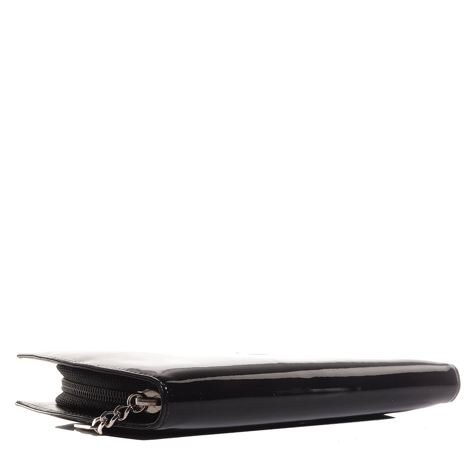 Chanel Patent Trousse Maquil Wallet Black 4 of 9