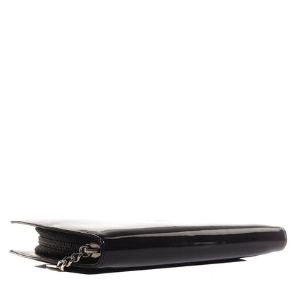 Chanel Patent Trousse Maquil Wallet Black 4 of 9