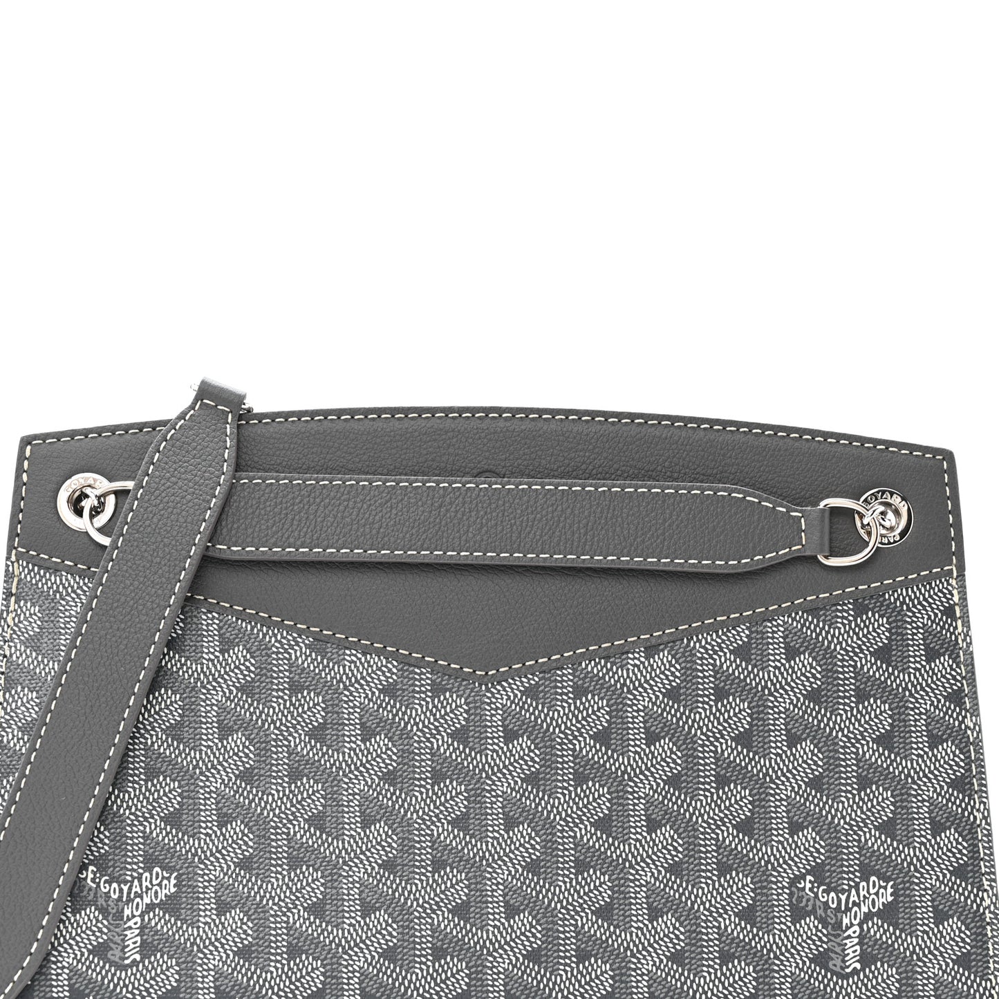 Goyardine Rouette Structure PM Grey