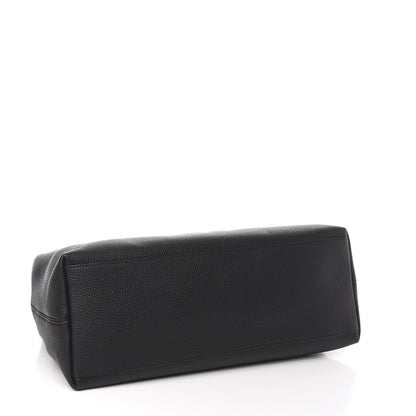 Gucci Pebbled Calfskin Medium Soho Chain Shoulder Bag Black 4 of 10