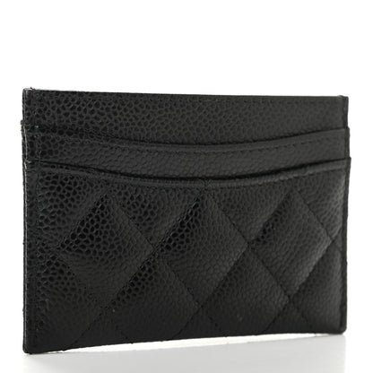 Chanel Caviar Quilted Card Holder Black 3 of 8