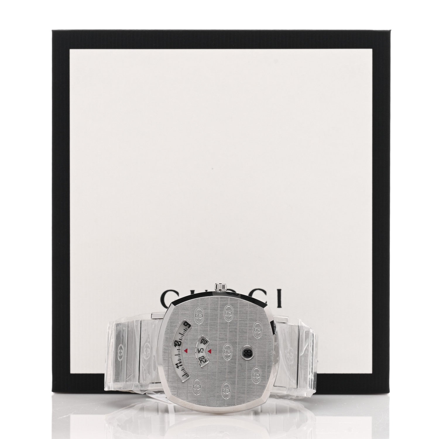 Gucci Stainless Steel 38mm Grip Quartz Watch 5 of 5