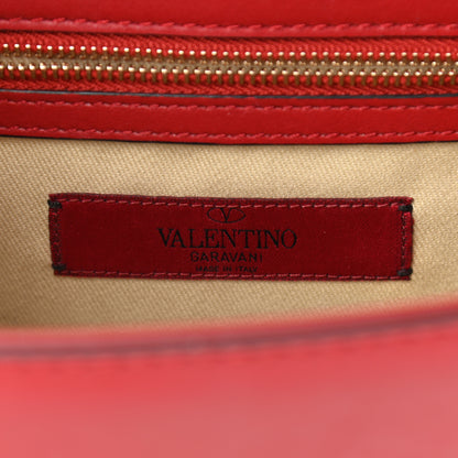 Valentino Garavani Vitello Small Glam Lock Rockstud Flap Red 6 of 9
