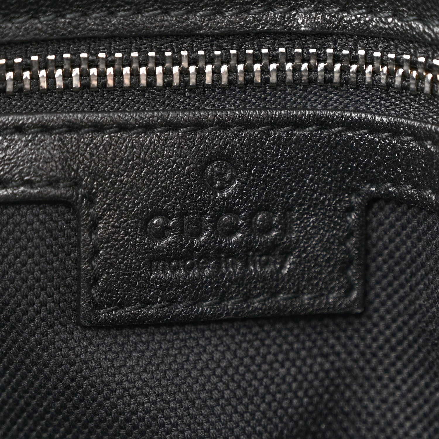 Gucci Sakai Be Green Calfskin Diagonal Stitched Medium Blondie Tote Black 6 of 11