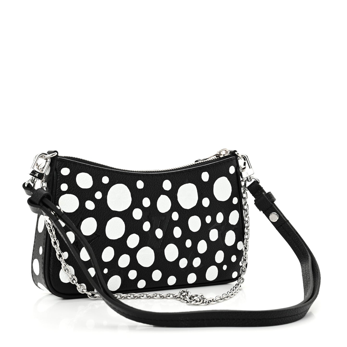 LV X YK Empreinte Easy Pouch On Strap Black White