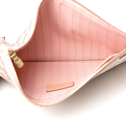 Louis Vuitton Damier Azur Neo Neverfull MM Rose Ballerine 7 of 28