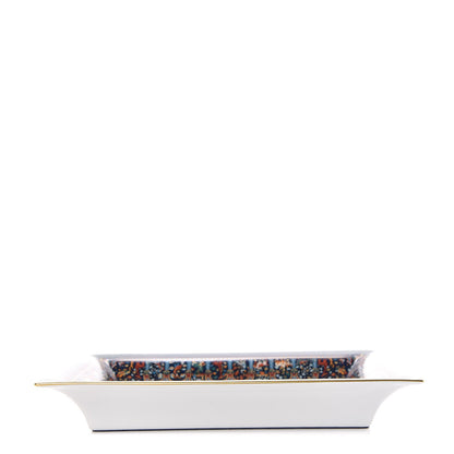 Hermes Porcelain Les Jardins D'Armenie Change Tray Nuit Or 3 of 5
