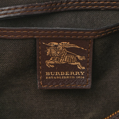 Burberry Haymarket Check Small Chester Bowling Bag Chocolate 6 of 12