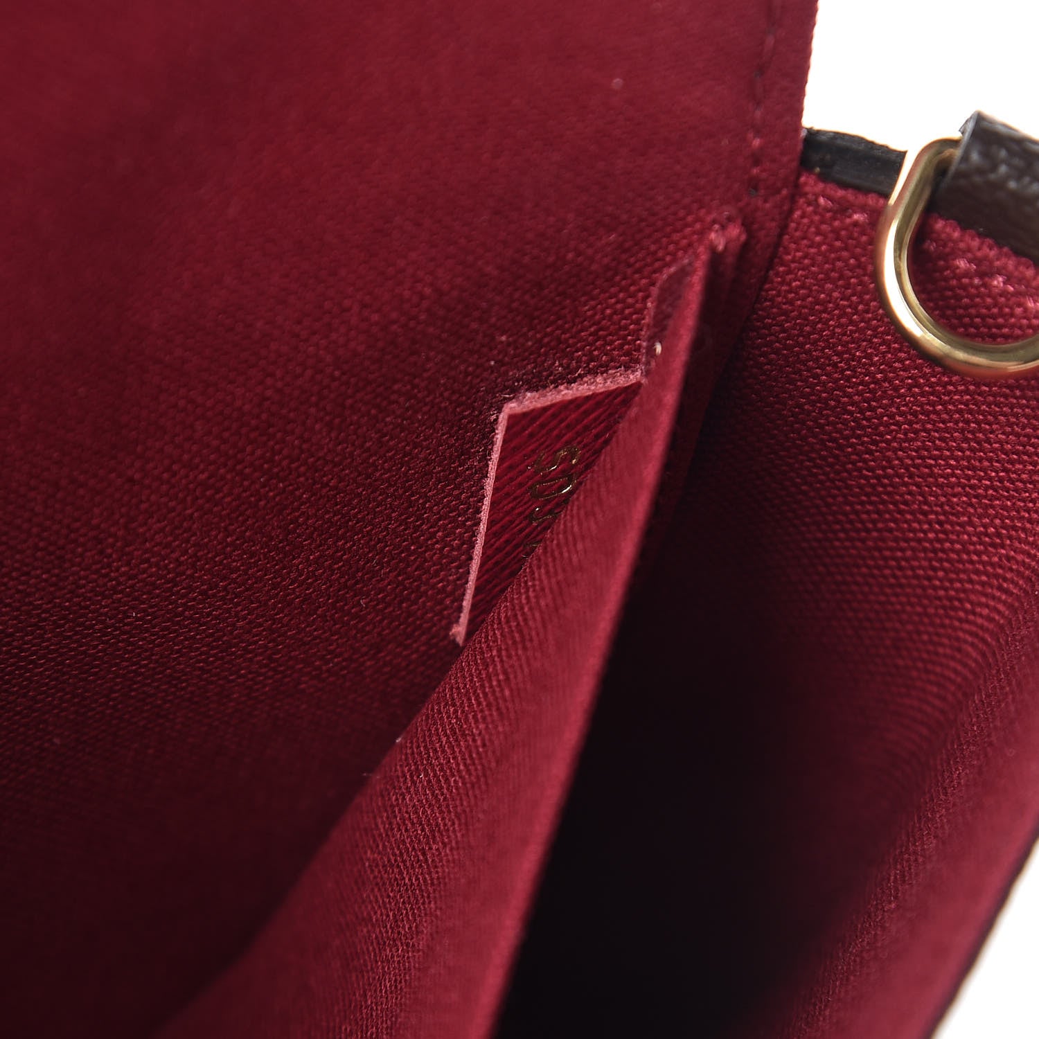 Louis Vuitton Monogram Pochette Felicie Chain Wallet Fuchsia 9 of 14