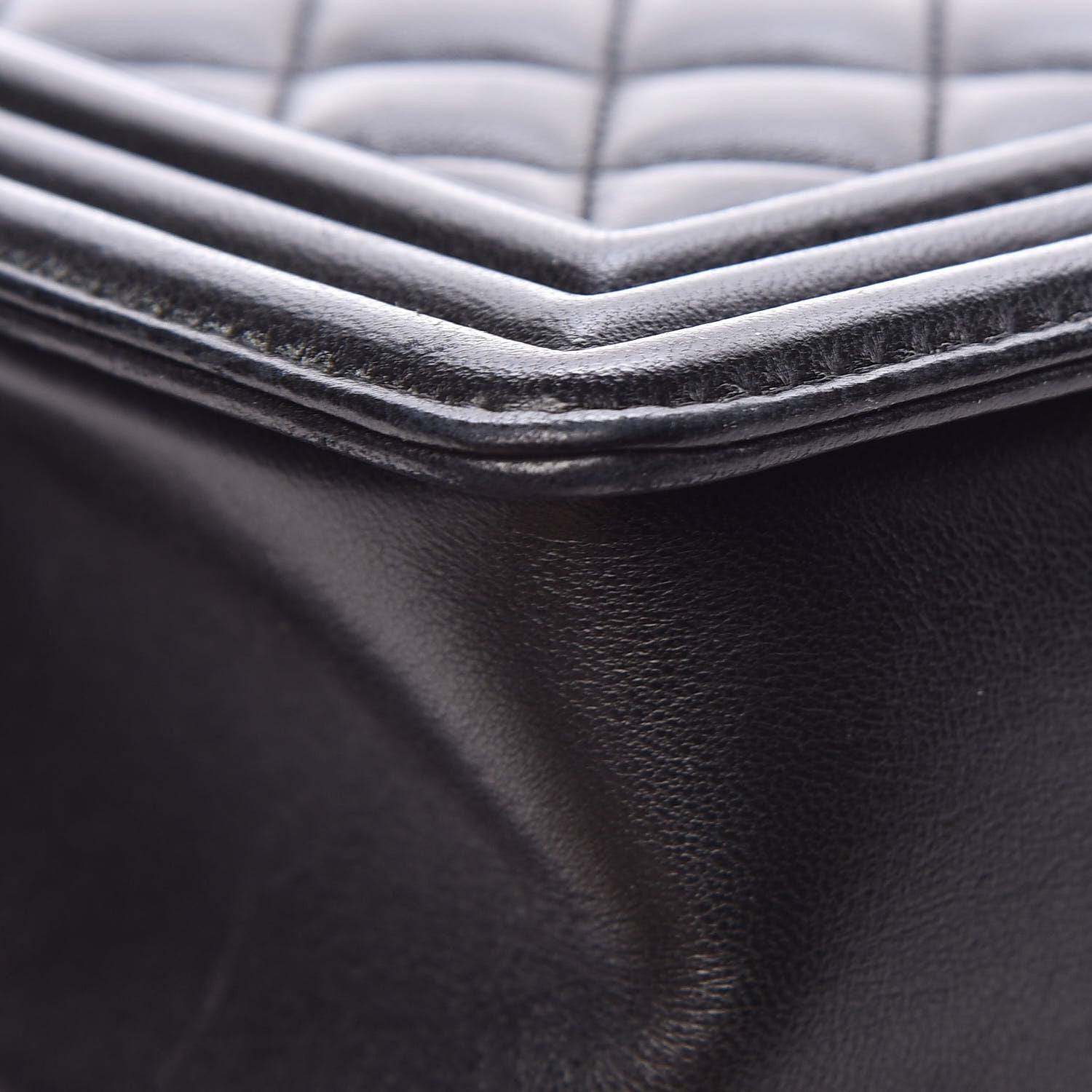 Chanel Lambskin Quilted Medium Boy Flap Black 20 of 21