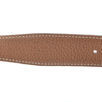 Hermes Box Togo 32mm H Belt 100 Black Gold 3 of 10