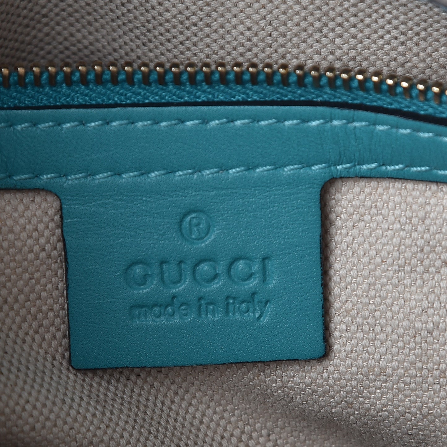 Monogram Vintage Web Medium Boston Teal