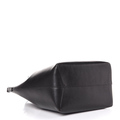 Mansur Gavriel Vegetable Tanned Calfskin Bucket Bag Black Royal 5 of 11