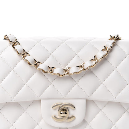 Chanel Lambskin Quilted Mini Rectangular Flap White 10 of 11
