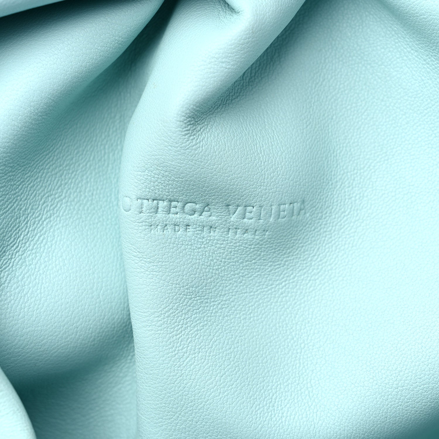 Bottega Veneta Nappa Maxi Intrecciato The Pouch Oversized Clutch Teal Washed 6 of 12