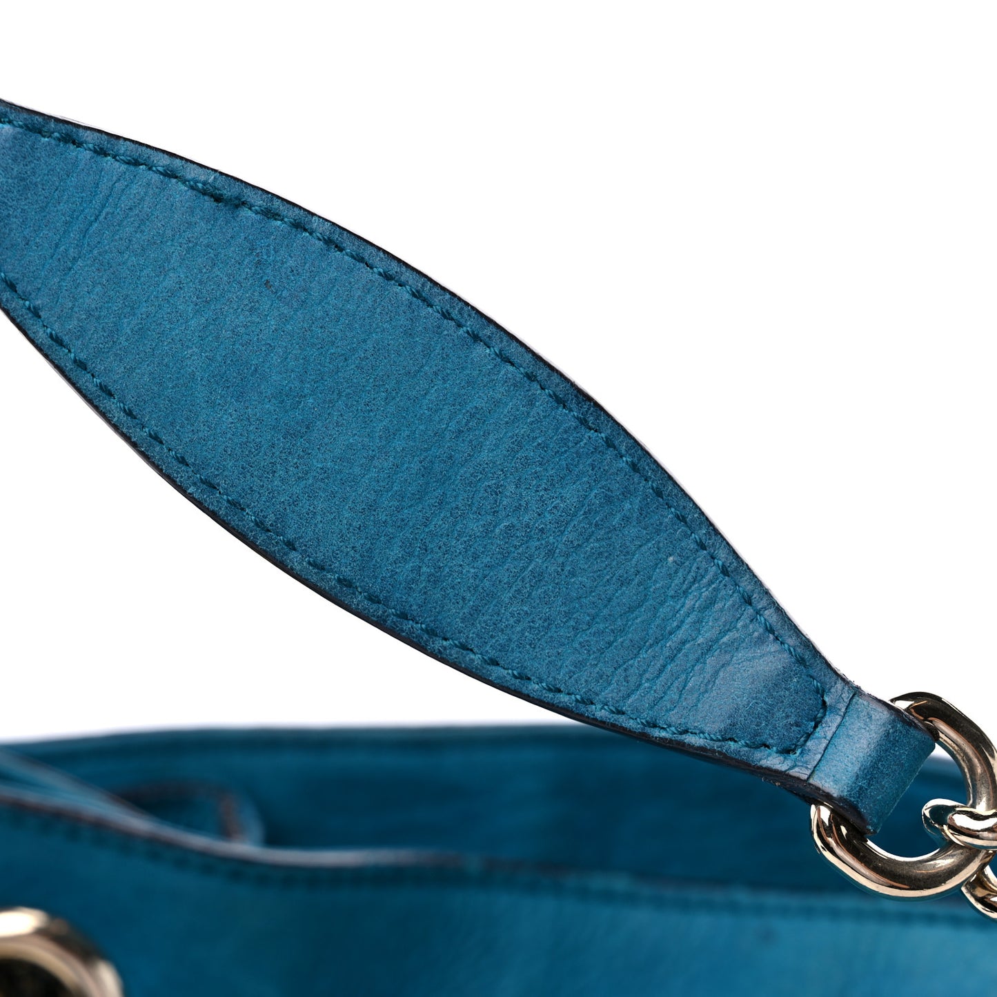 Vitello Range Medium Soho Chain Shoulder Bag Deep Cobalt