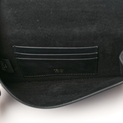 Fendi Vitello King Mini Flat Baguette Black 5 of 9