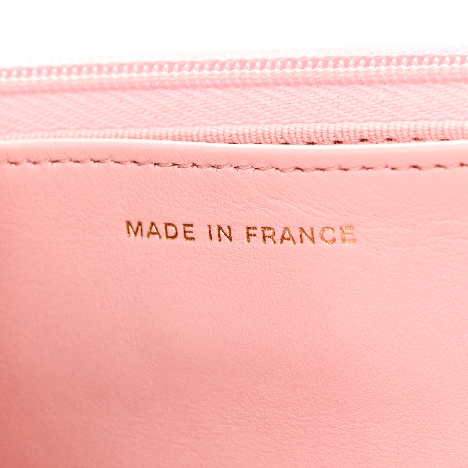 Chanel Caviar Quilted Wallet on Chain WOC Light Pink 7 of 12
