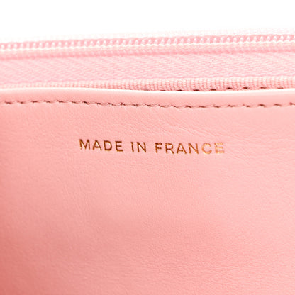 Chanel Caviar Quilted Wallet on Chain WOC Light Pink 7 of 12